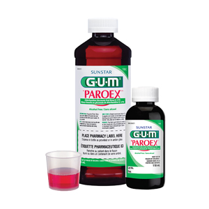 Gum Paroex Chlorhexidine Gluconate Oral Rinse USP, 0.12% Alcohol Free