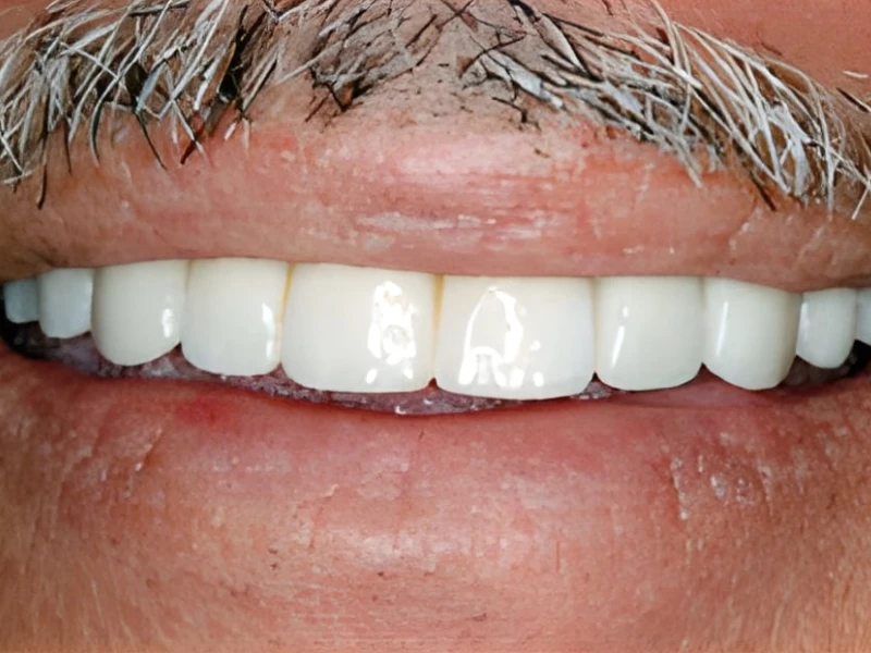 Patient smile after restoration