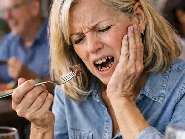 Wearing dentures