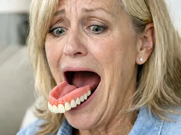 Loose or uncomfortable dentures